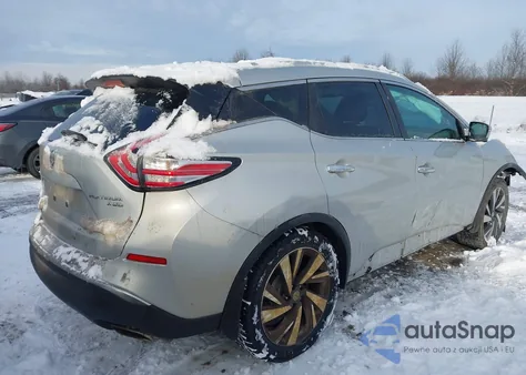 2015 Nissan Murano Platinum из США, поврежденный, VIN 5N1AZ2MH1FN206182